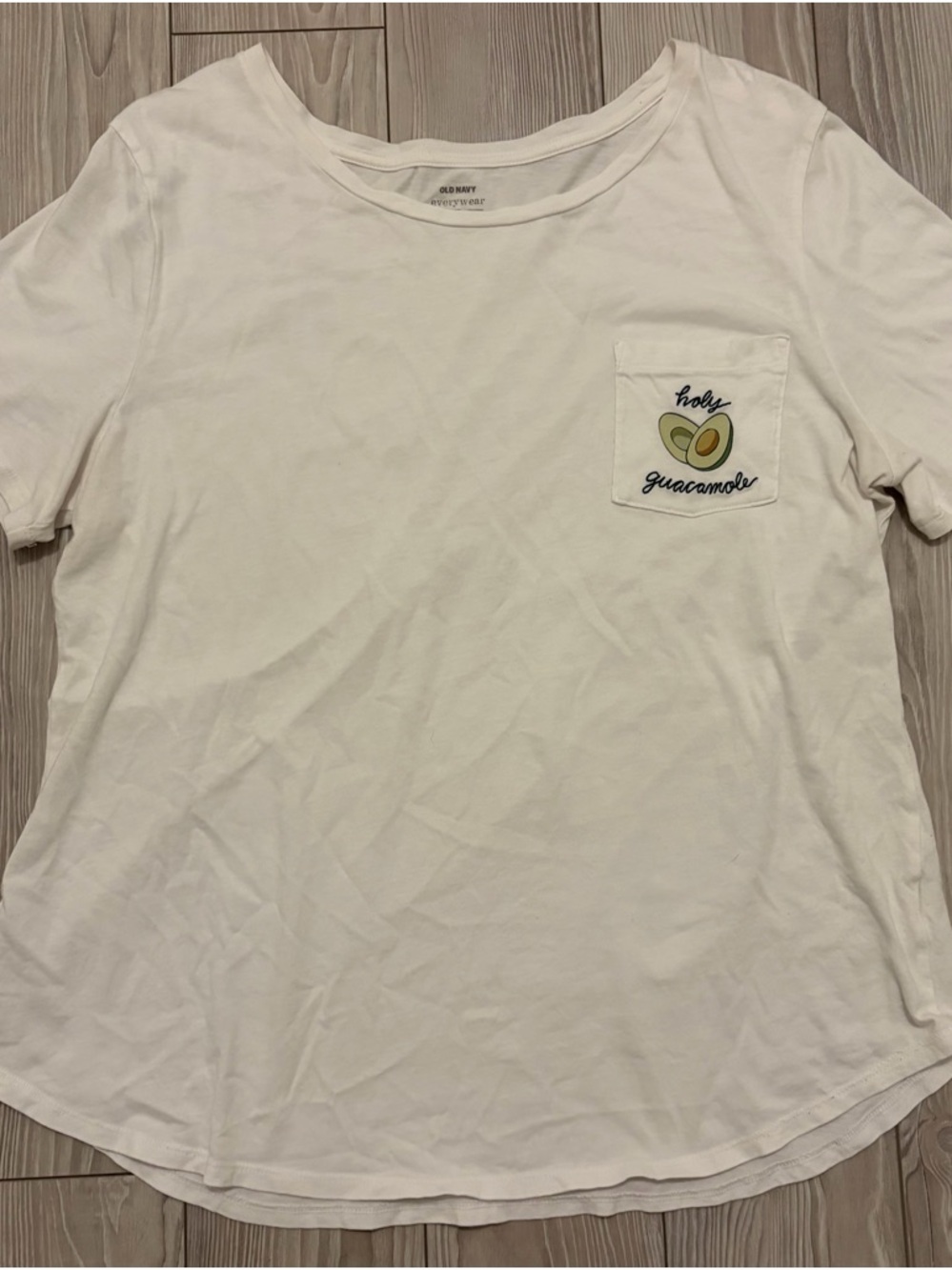 Old Navy Holy Guacamole Pocket Tee